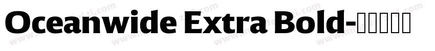 Oceanwide Extra Bold字体转换